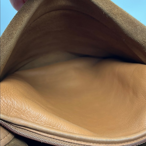 Vintage COACH 4115 Whitney Flap Crossbody Bag Brown Leather Made in USA - Picture 14 of 17